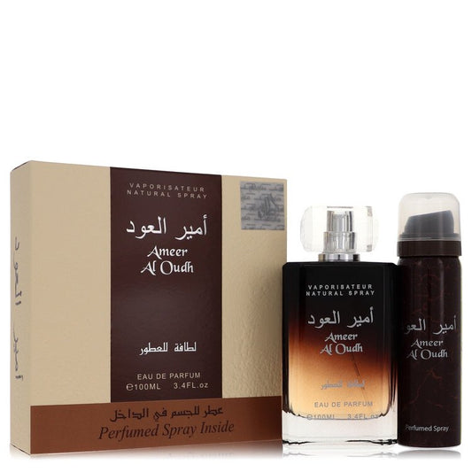 Ameer Al Oudh         Gift Set - 3.4 oz Eau De Parfum Spray + 1.7 oz Perfumed Spray         Men-0