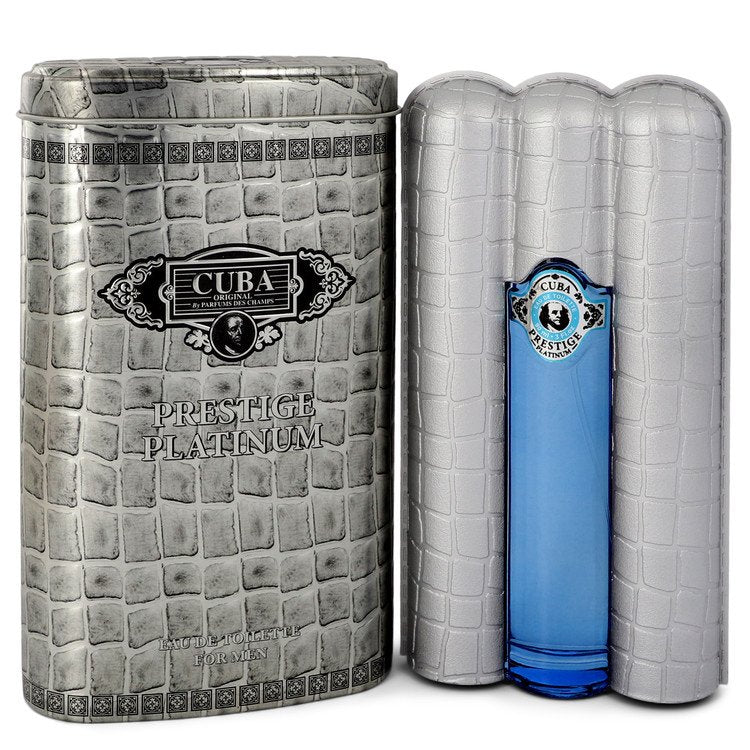 Cuba Prestige Platinum         Eau De Toilette Spray         Men       90 ml-0