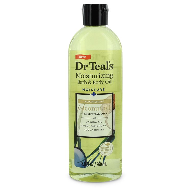 Dr Teal's Moisturizing Bath & Body Oil         Nourishing Coconut Oil with Essensial Oils, Jojoba Oil, Sweet Almond Oil and Cocoa Butter         Women       260 ml-0