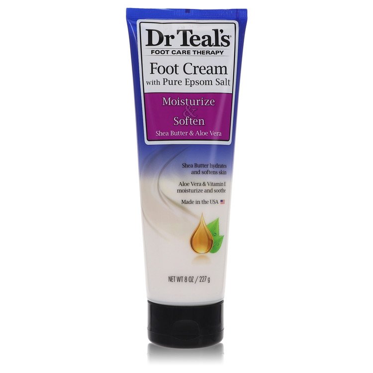 Dr Teal's Pure Epsom Salt Foot Cream         Pure Epsom Salt Foot Cream with Shea Butter & Aloe Vera & Vitamin E         Women       240 ml-0