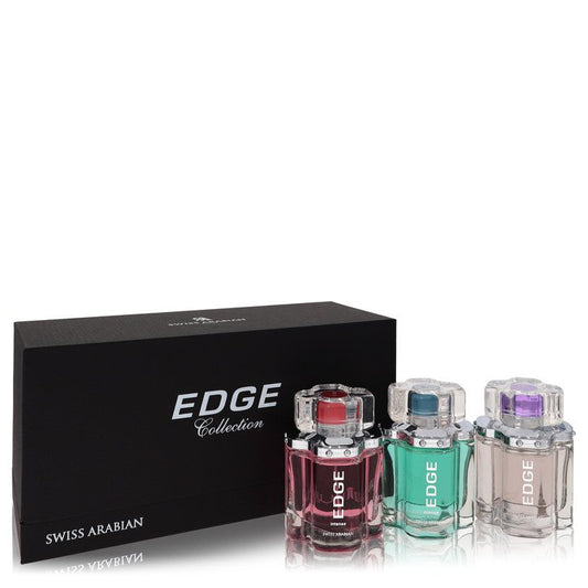 Edge Intense         Gift Set - Edge 3.4 oz Eau De Parfum Spray for Women + Edge Intense 3.4 oz Eau De Parfum Spray for Women + Edge Intense 3.4 oz Eau De Toilette Spray for Men         Women-0