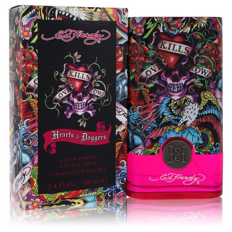 Ed Hardy Hearts & Daggers         Eau De Parfum Spray         Women       100 ml-0