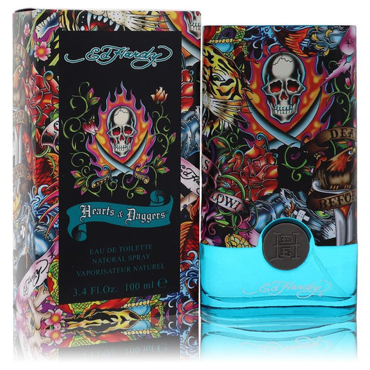 Ed Hardy Hearts & Daggers         Eau De Toilette Spray         Men       100 ml-0