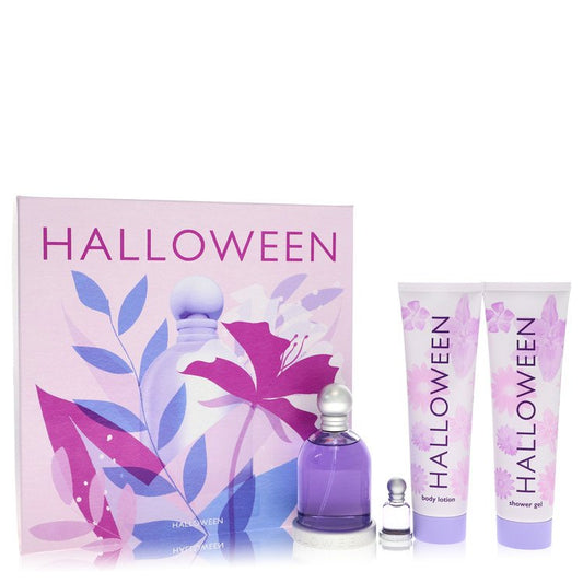 Halloween         Gift Set - 3.4 oz Eau De Toilette Spray + 5 oz Body Lotion + 5 oz Shower Gel + .15 oz Mini EDT         Women-0