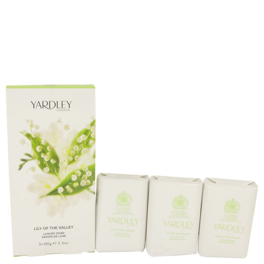 Lily Of The Valley Yardley         3 x 3.5 oz Soap         Women       104 ml-0