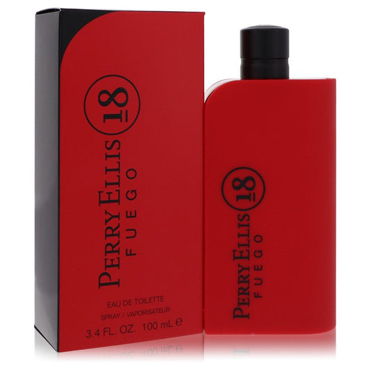 Perry Ellis 18 Fuego         Eau De Toilette Spray         Men       100 ml-0