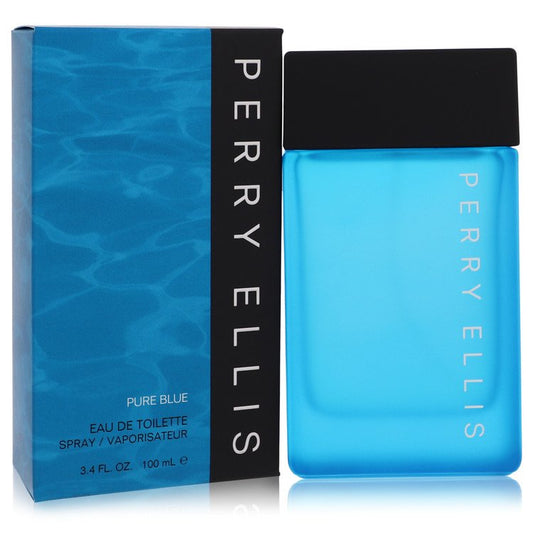 Perry Ellis Pure Blue         Eau De Toilette Spray         Men       100 ml-0