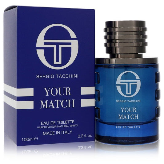 Sergio Tacchini Your Match         Eau De Toilette Spray         Men       100 ml-0