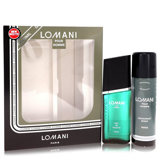 Lomani         Gift Set - 3.4 oz Eau De Toilette Spray + 6.7 oz Deodorant Spray         Men-0