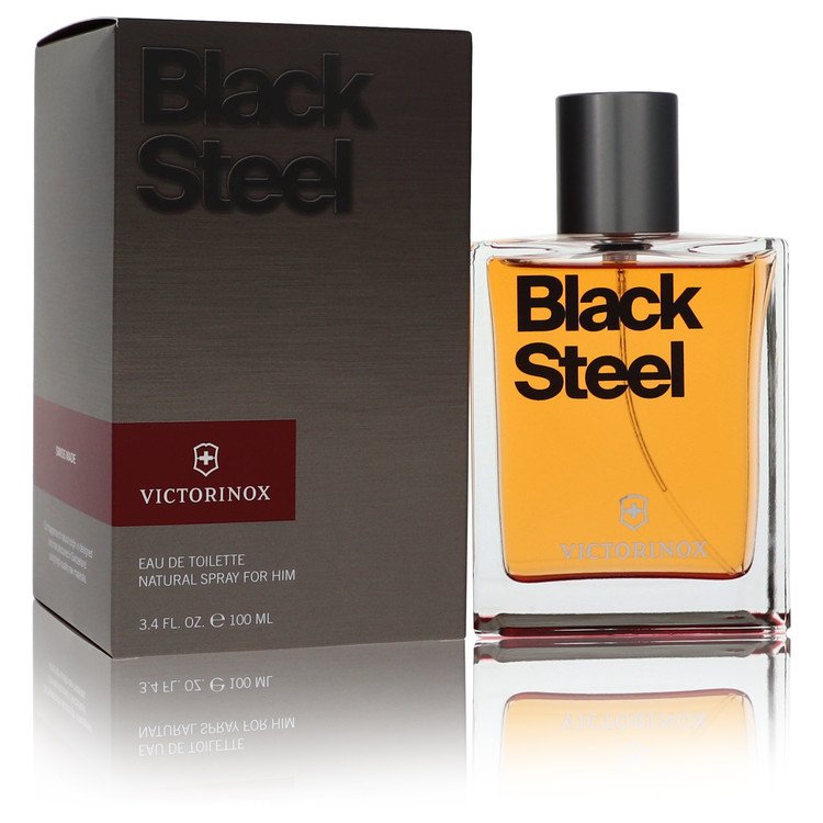 Victorinox Black Steel         Eau De Toilette Spray         Men       100 ml-0