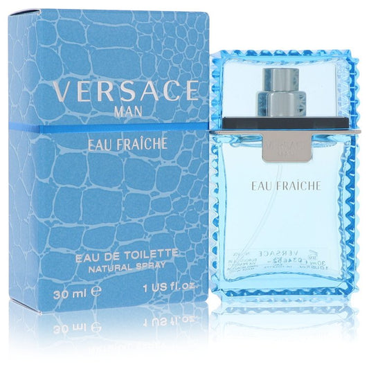 Versace Man         Eau Fraiche Eau De Toilette Spray (Blue)         Men       30 ml-0