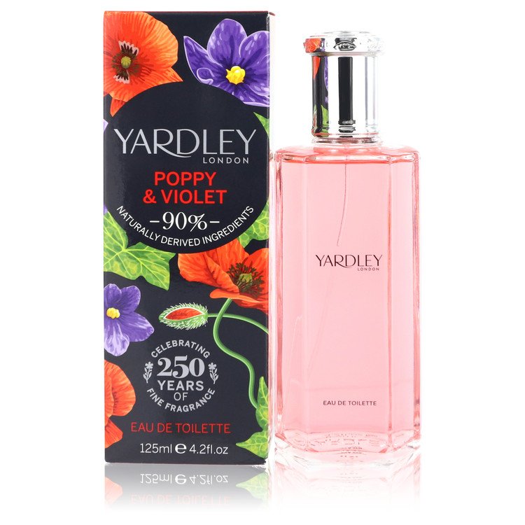 Yardley Poppy & Violet         Eau De Toilette Spray         Women       125 ml-0