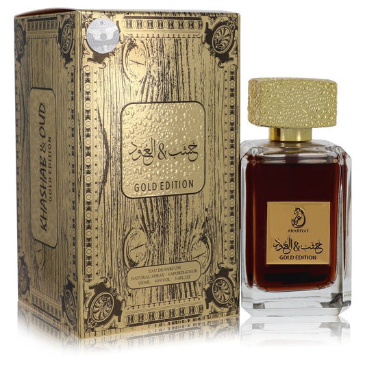 Arabiyat Khashab & Oud Gold Edition         Eau De Parfum Spray (Unisex)         Men       100 ml-0