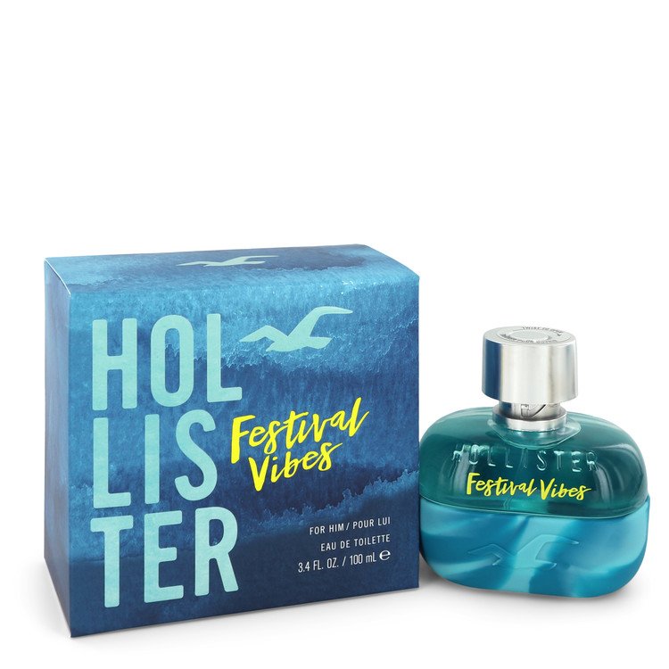 Hollister Festival Vibes         Eau De Toilette Spray         Men       100 ml-0