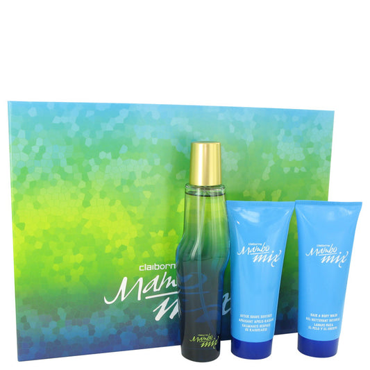Mambo Mix         Gift Set - 3.4 oz Eau De Cologne Spray + 3.4 oz After Shave Soother + 3.4 oz Shower Gel         Men-0